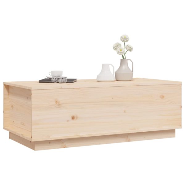 Coffee Table 100x50x35 cm Solid Wood Pine