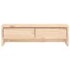 Alexander Monitor Stand Solid Wood Pine – 50x27x15 cm, Brown