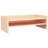 Monitor Stand Solid Wood Pine – 50x24x16 cm, Brown