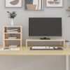 Monitor Stand 81x20x30 cm Solid Pine Wood – Brown