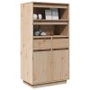 Highboard 60x40x116.5 cm Solid Wood Pine