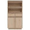 Highboard 60x40x116.5 cm Solid Wood Pine