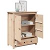 Highboard 83×41.5×100 cm Solid Pine Wood – Brown