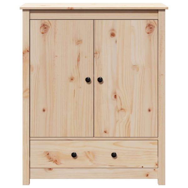 Highboard 83×41.5×100 cm Solid Pine Wood – Brown