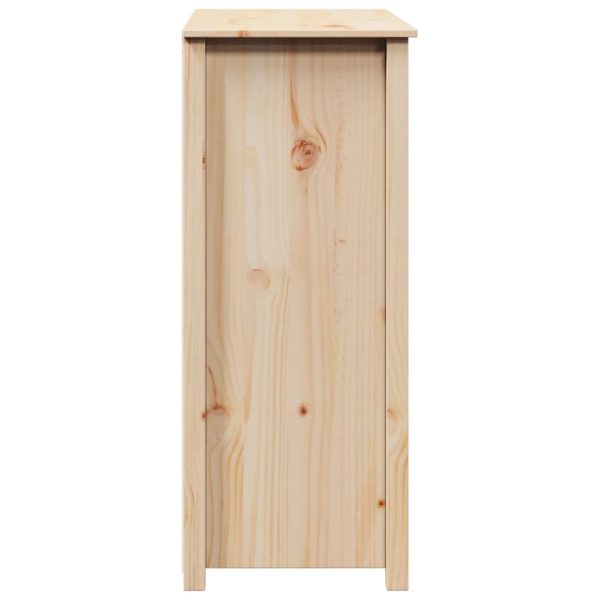 Highboard 83×41.5×100 cm Solid Pine Wood – Brown