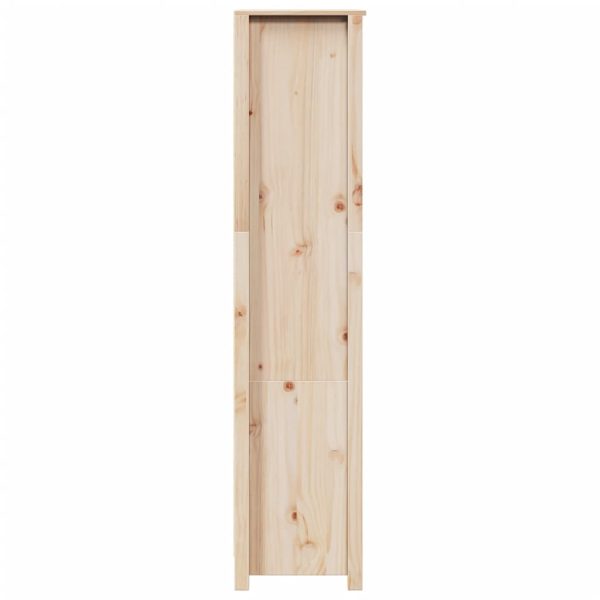 Highboard 80x35x154 cm Solid Pine Wood – Brown