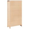 Highboard 80x35x154 cm Solid Pine Wood – Brown