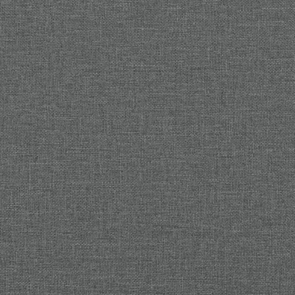 Bench 100x75x76 cm Fabric – Dark Grey