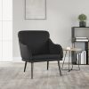 Armchair Black 63x76x80 cm Faux Leather