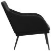 Bench Black 110x76x80 cm Velvet