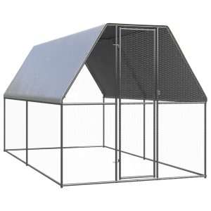 Outdoor Chicken Cage Galvanised Steel