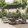 Double Top Cantilever Umbrella Anthracite 400×300 cm