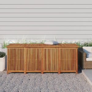 Garden Storage Box 200x80x75 cm Solid Wood Acacia