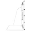 Football Goal with Net White&Black 184x61x123 cm Steel&PE