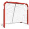 Hockey Goal Red and White 137x66x112 cm Polyester