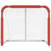 Hockey Goal Red and White 137x66x112 cm Polyester