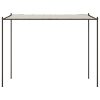 Gazebo 3×3 m 180 g/m² Fabric and Steel – White