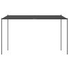 Gazebo 4×4 m 180 g/m² Fabric and Steel – Anthracite