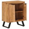 Sideboard with 2 Doors 55x36x72 cm Solid Wood Acacia