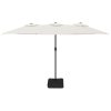 Double-Head Parasol 449×245 cm – White