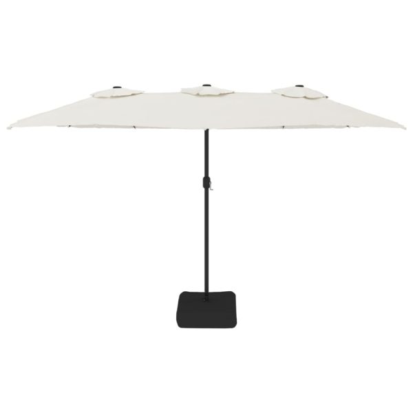 Double-Head Parasol 449×245 cm – White