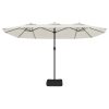 Double-Head Parasol 449×245 cm – White