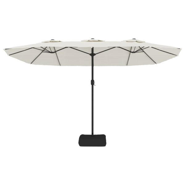 Double-Head Parasol 449×245 cm – White