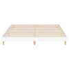 Bed Frame Engineered Wood – KING, White