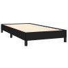 Bed Frame Black 107×203 cm King Single Size Fabric