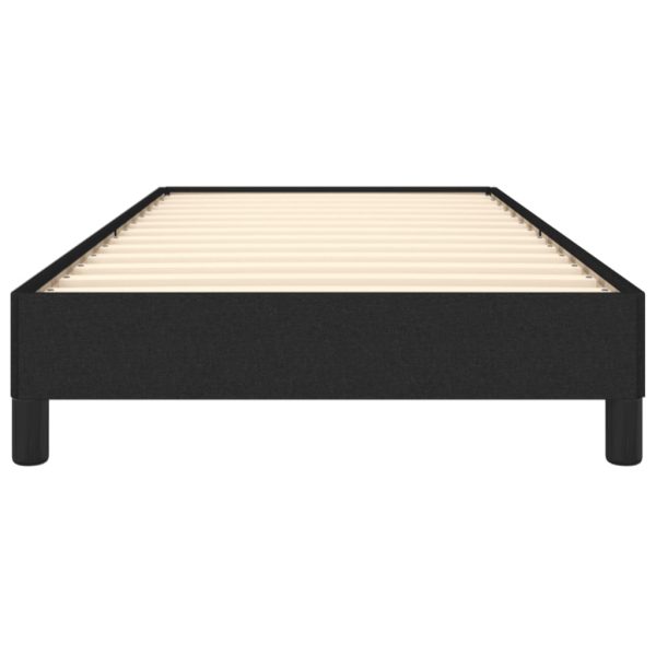 Bed Frame Black 107×203 cm King Single Size Fabric