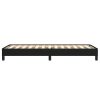 Bed Frame Black 107×203 cm King Single Size Fabric