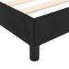 Bed Frame Black 107×203 cm King Single Size Velvet