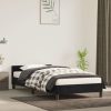 Bed Frame Black 107×203 cm King Single Size Velvet