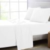 4 Pcs Bed Sheet Set 2000 Thread Count Ultra Soft Microfiber – Single (White)