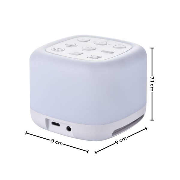 White Noise Machine with Night Light and 40 Soothing Sounds for Sleeping (White)