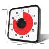 60 Minutes Visual Timer Mechanical Reminder Alarm Clock Kitchen Large