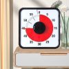 60 Minutes Visual Timer Mechanical Reminder Alarm Clock Kitchen Large