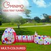 3 in 1 Mix Colour Dot Style Kids Play Tent