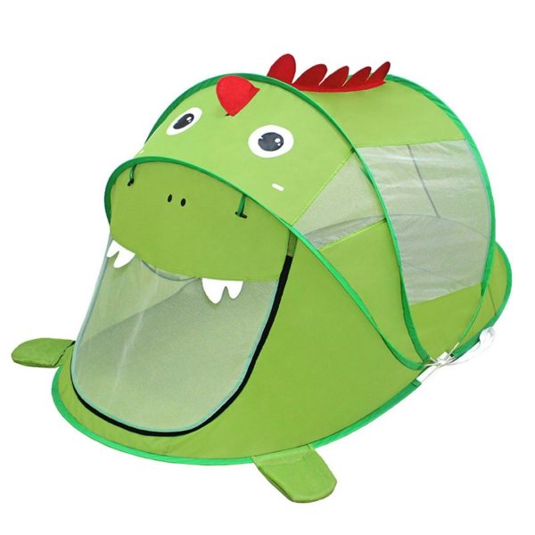 Kids Dinosaur Pop-up Tent (Green)