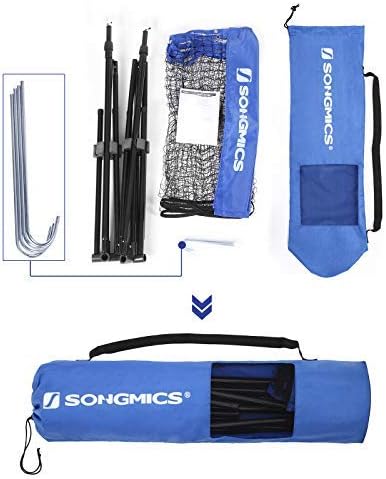 3m Portable Tennis Badminton Net Blue