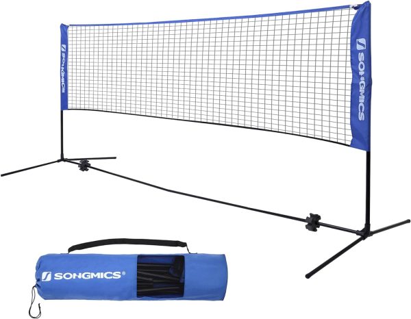 4m Portable Tennis Badminton Net Blue