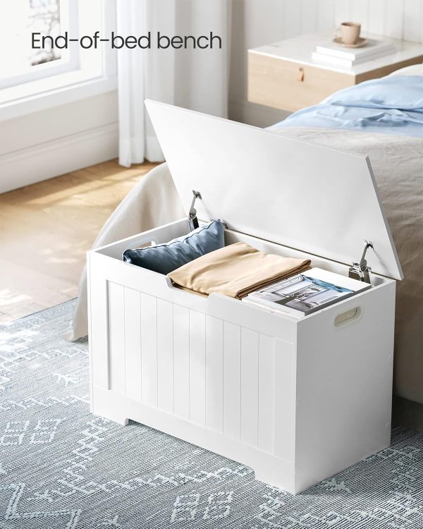 Storage Bench White