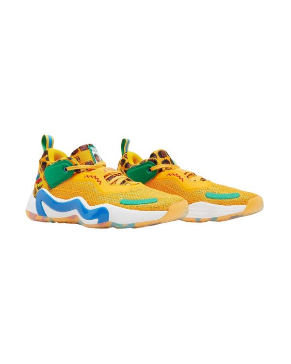 Durable and Comfortable Yellow Basketball Shoes – 10 US