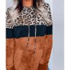 Azura Exchange Leopard Tie Dye Colorblock Hoodie – 2XL