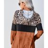 Azura Exchange Leopard Tie Dye Colorblock Hoodie – 2XL