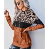 Azura Exchange Leopard Tie Dye Colorblock Hoodie – 2XL