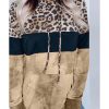 Azura Exchange Leopard Tie Dye Colorblock Hoodie – 2XL