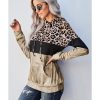 Azura Exchange Leopard Tie Dye Colorblock Hoodie – 2XL