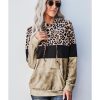 Azura Exchange Leopard Tie Dye Colorblock Hoodie – 2XL