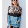 Azura Exchange Leopard Colorblock Hoodie – 2XL